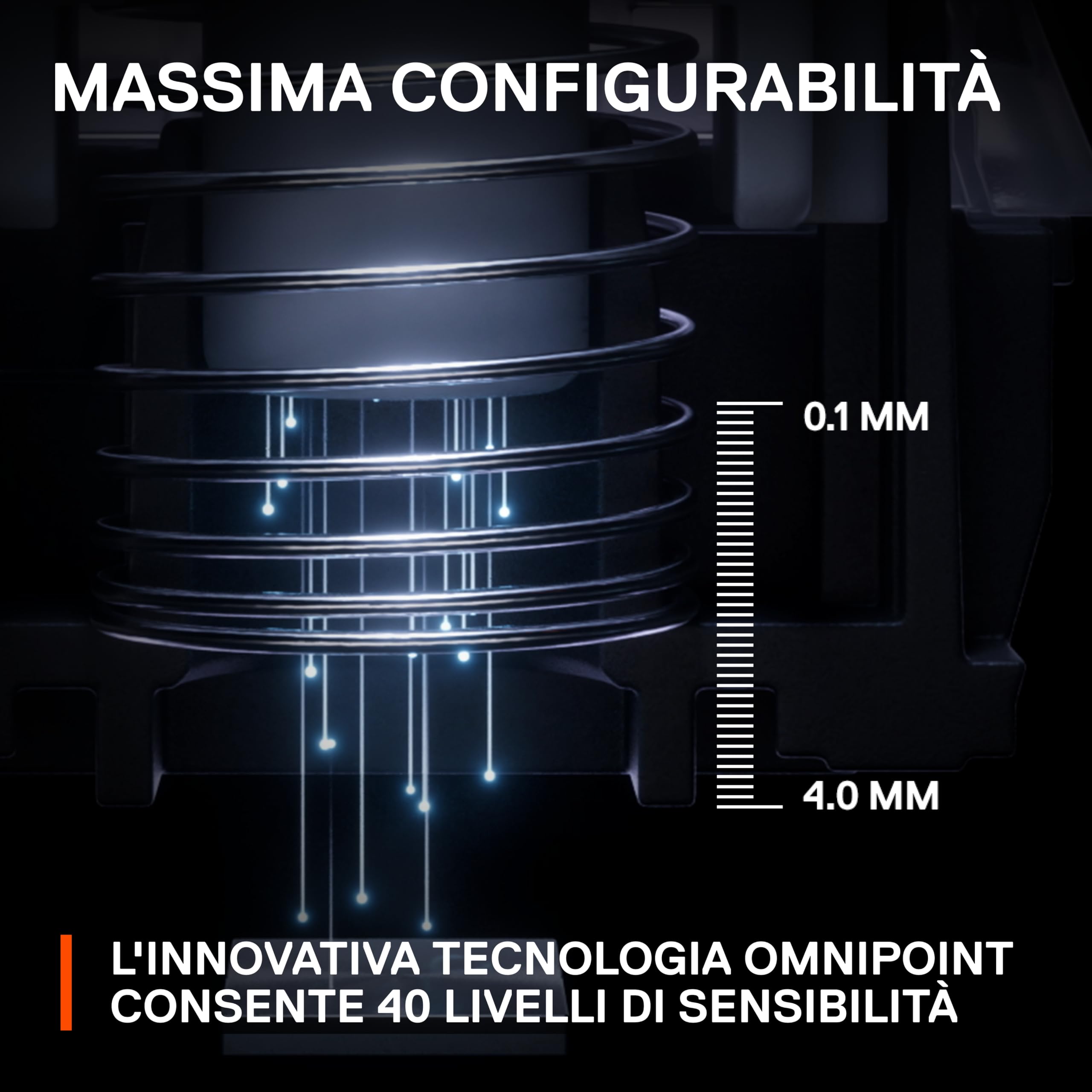 SteelSeries Apex Pro HyperMagnetic Tastiera da gaming - La più veloce al mondo - Azionamento regolabile - Schermo OLED - RGB - USB Passthrough - Layout Americano (QWERTY)