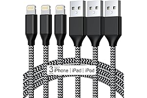 3 Pack iPhone Charger 10 FT Lightning Cable