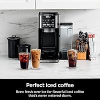 Vista 4 de Ninja Cafetera de goteo DualBrew Pro Café caliente y helado Compatible con cápsulas K-Cup 3 estilos de preparación (Clásico, Rico y Helado)