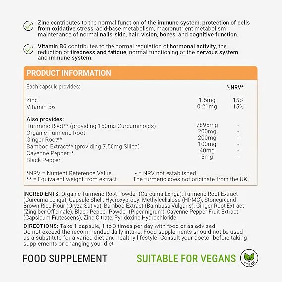 Curcumin Complex by Better Nutrition Labs - Features Turmeric and standardised Curcumin (95% curcuminoids) Extract for Optimum Results