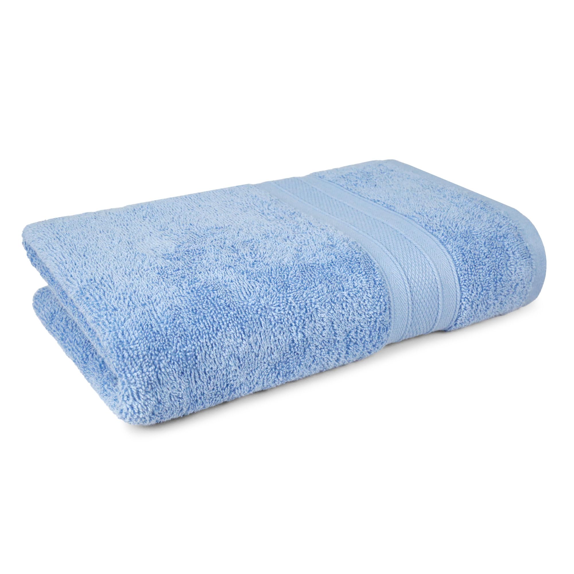 Trident Soft Comfort Air Rich 100% Cotton Towels for Bath, 500 GSM Large Size Bathroom Towels for Men/Women, 1 Piece Bath Towel (69cm x 137cm), Alure