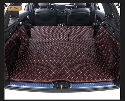 Vista 23 de Alfombrilla de carga trasera+protector de asiento trasero+protector de paneles laterales altos compatible con Porsche Macan/Macan S