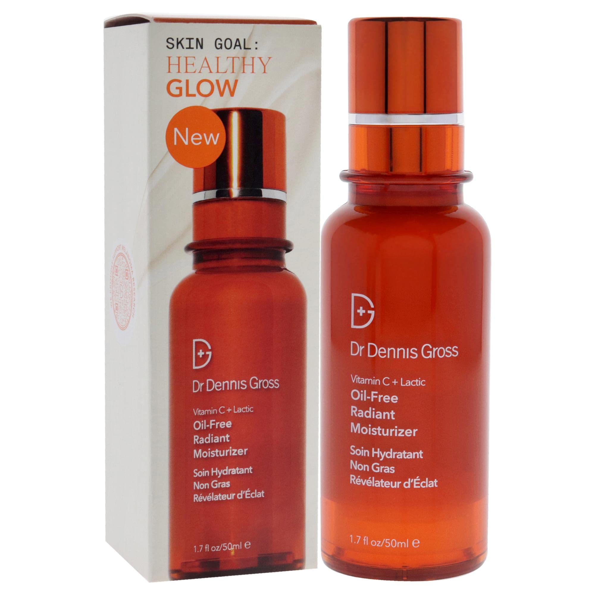 Vitamin C Plus Lactic Oil-Free Radiant Moisturizer by Dr. Dennis Gross for Women - 1.7 oz Moisturizer