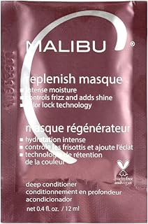 Malibu C Replenish Hair Masque: Ultra-Hydrating Deep Conditioner with Avocado Oil for Hair Repair - All Types & Textures