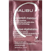 Malibu C Replenish Hair Masque (1 Packet) - Ultra Hydrating Deep Conditioner for Hair Repair - Reparative Formula with Avocado Oil for All Hair Types