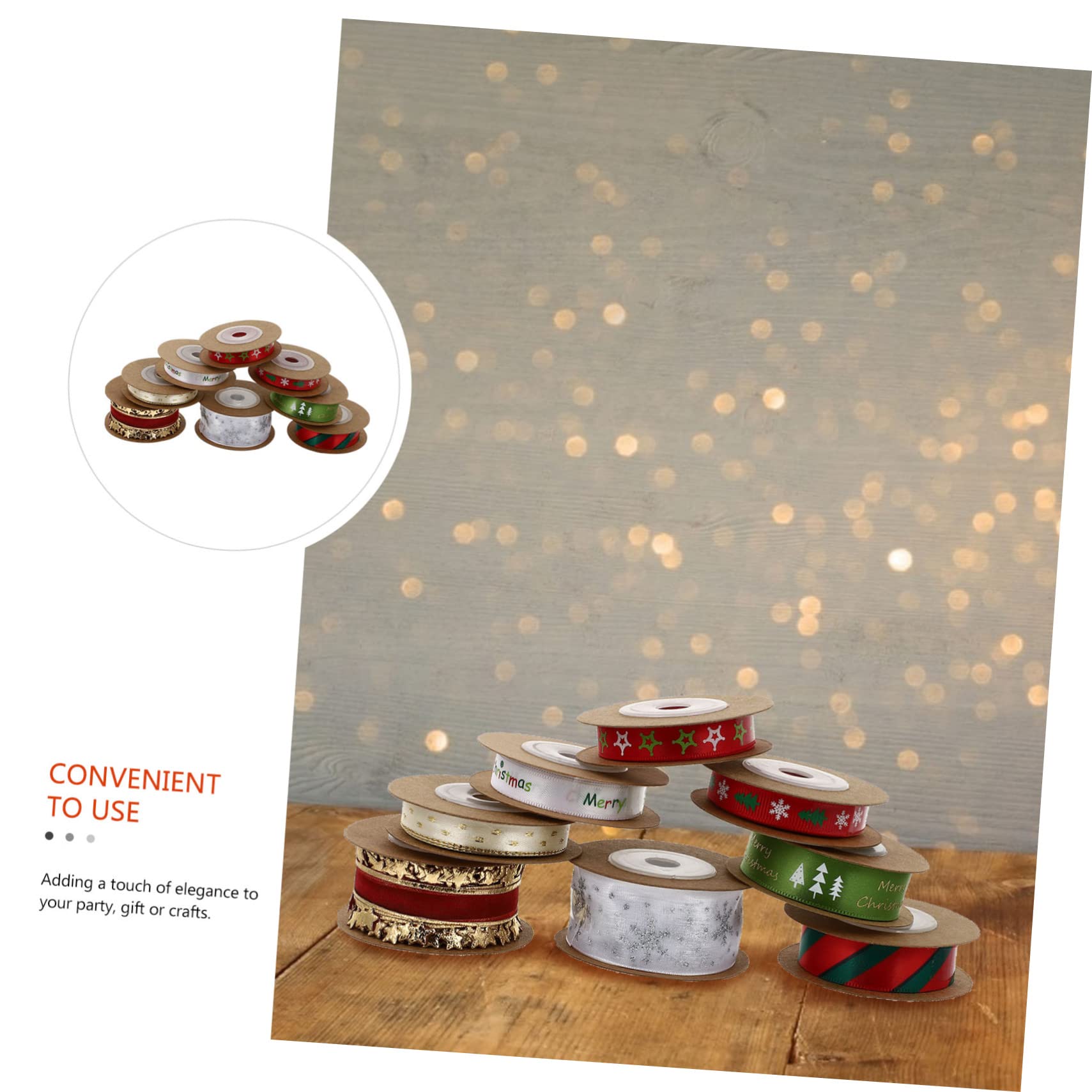SHINEOFI 16stücke Weihnachts-ribbons Für Geschenkverpackung Und Dekoration Bunte Satinbänder Für Festlichkeiten Und Kreative Weihnachtsgestaltungen
