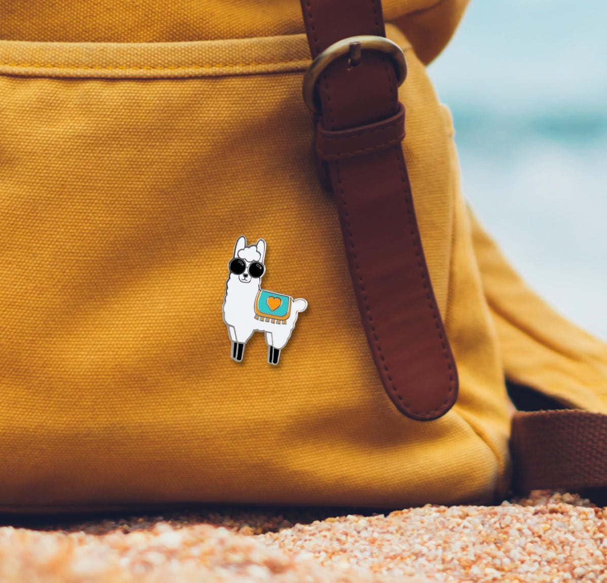 LifeBeats Animal Enamel Pin - Cute Lapel Pin for Clothes & Accessories | Comes with Greeting Card