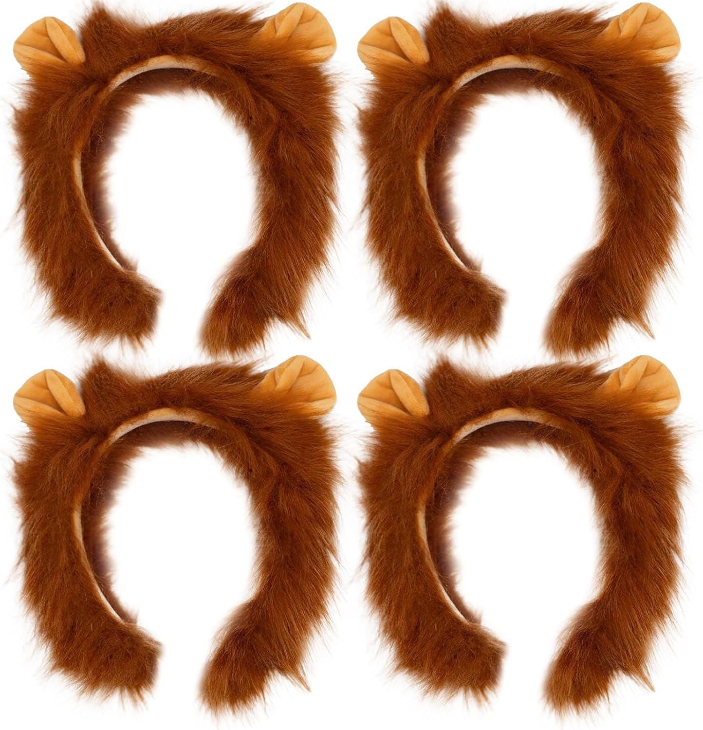 Lion Mascot Plush Lions Gameday Fans Headband Costume Accessories Halloween animal-themed Party
