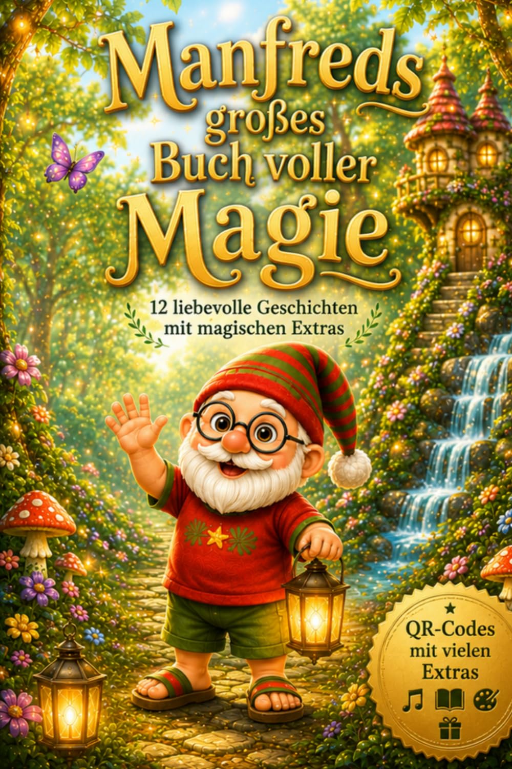 Manfreds großes Buch voller Magie: 12 liebevolle Geschichten mit magischen Extras