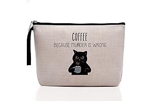 Funny Coffeemaker Coffee Lover Gift Idea Barista Makeup Bag