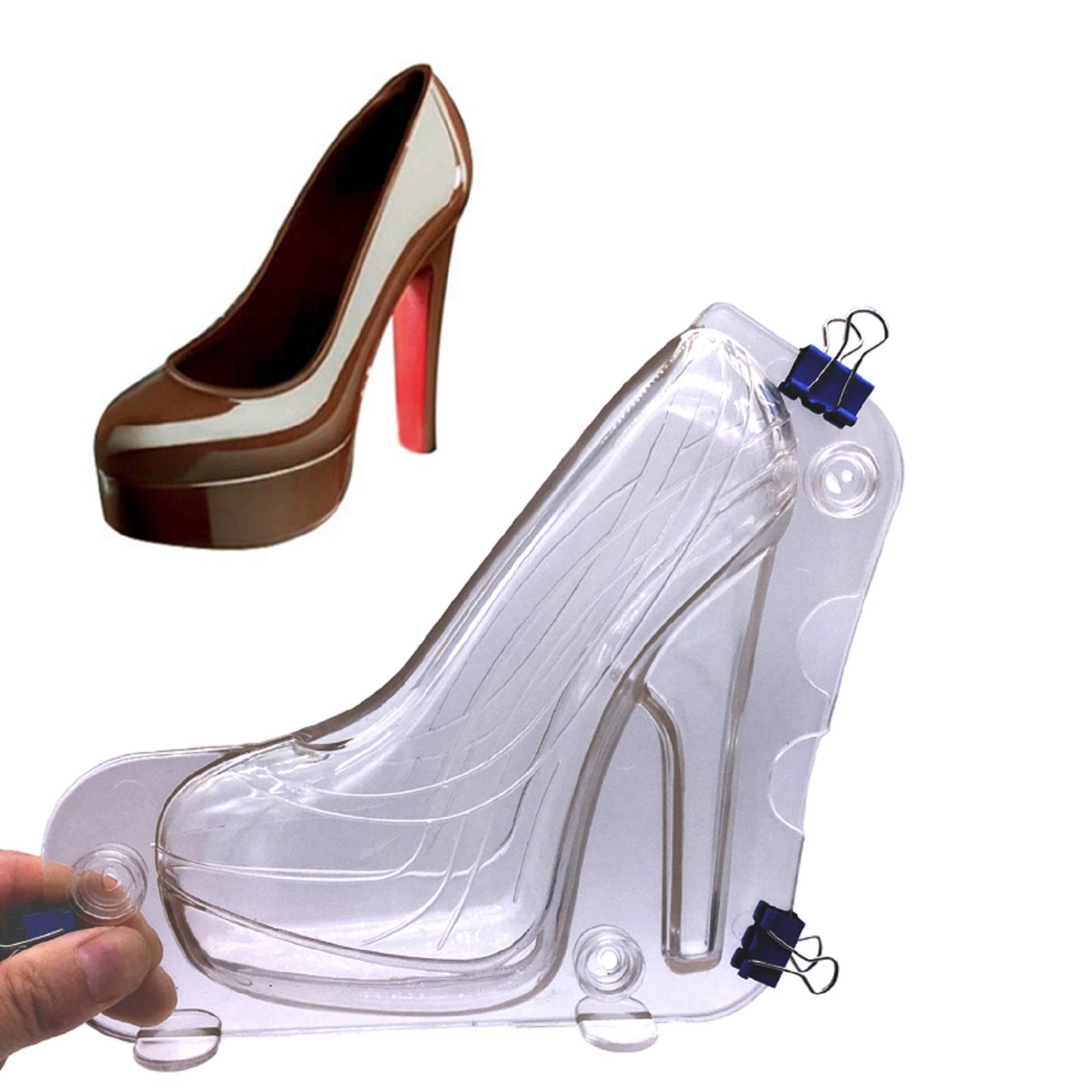 Molde De Silicona Para Tarta De Zapato De Tacón Alto - Molde 3D Para Decorar Tartas Con Pasta De Azúcar O Fondant