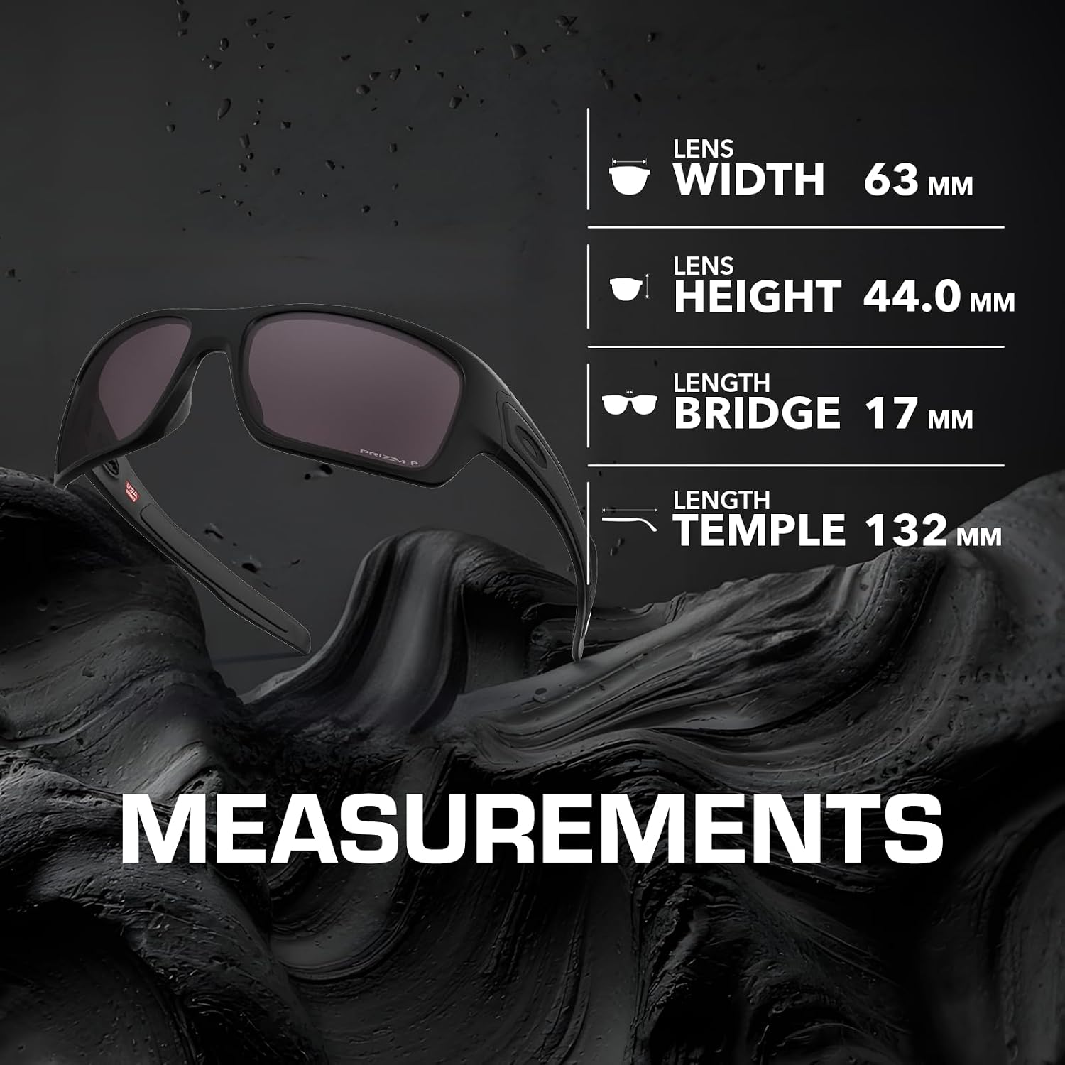Oakley TURBINE OO9263 Rectangle Shape Sunglasses With Official Eyewear Kit