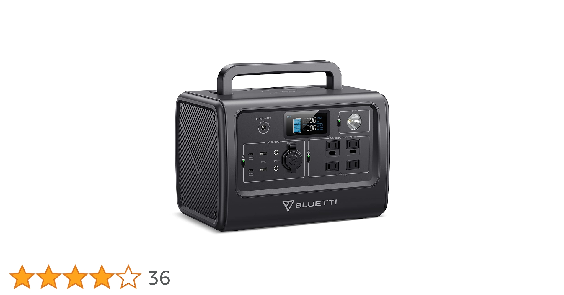 BLUETTI EB70S 小型ポータブル電源 716Wh、800W BLUETTI ポータブル電源 EB70S| 車中泊 キャンプ アウトドア