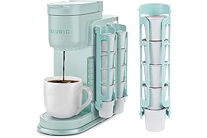 STORAGENIE Keurig Mug Holder, Coffee Pod Storage, Dual Mount | Wall Mount...