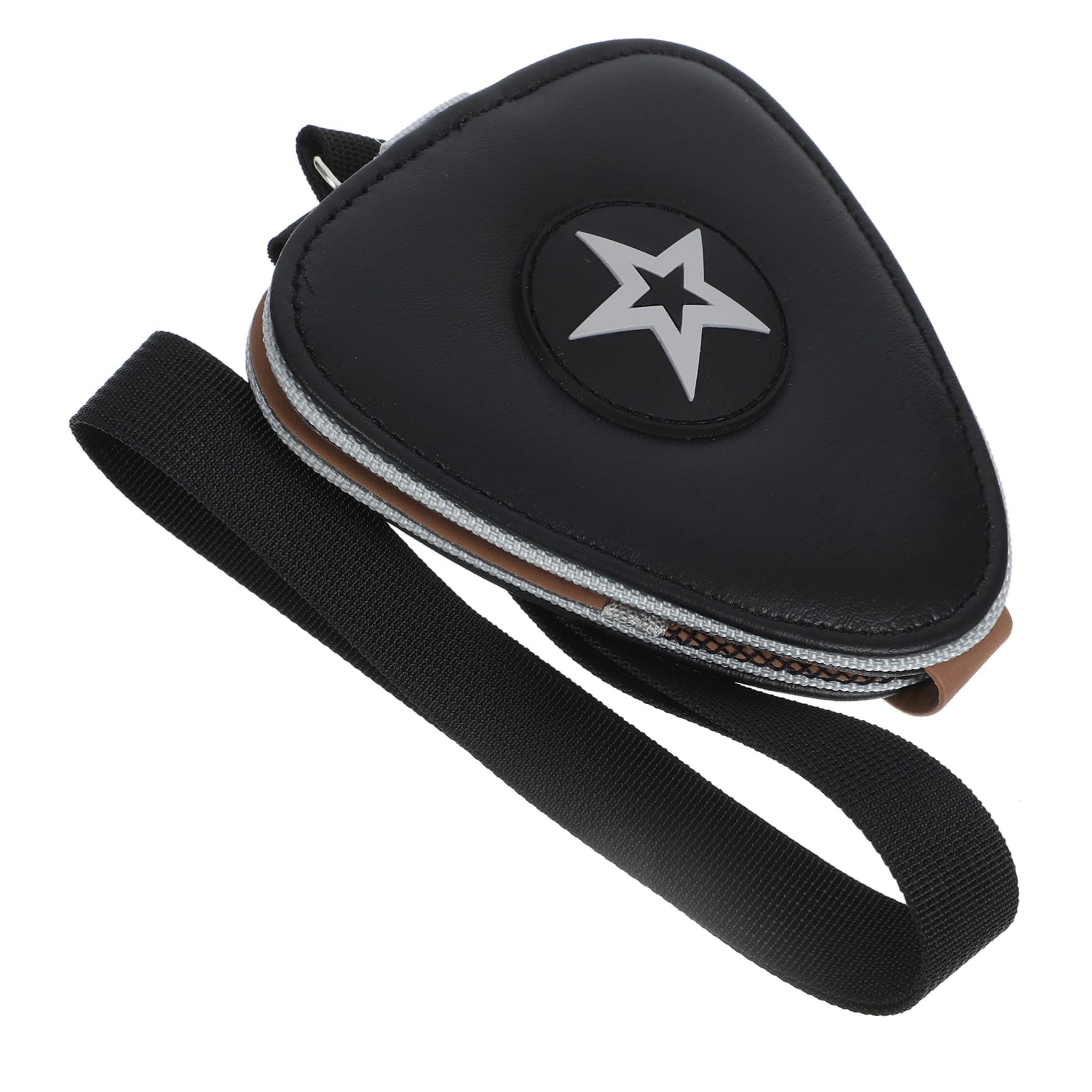 HEMOTON Borsa Porta Plettri in Pelle per Chitarra 2 Pezzi Custodia per Plettri Custodia Leggera per Accessori Cordino per Musicisti