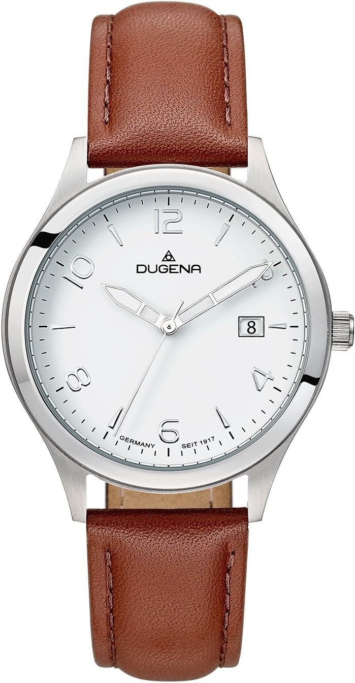 Dugena Men's Analogue Quartz Watch with Leather Strap 4460777