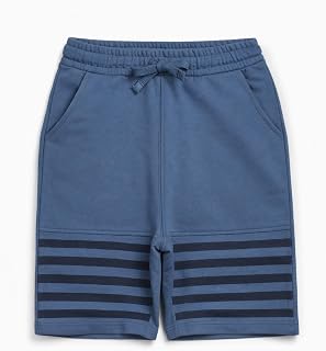 Alan Jones Clothing Boys Casual Bermuda Shorts | Placement Print | French Terry | Regular Fit | Drawstring Closure | Age ... Price In India
