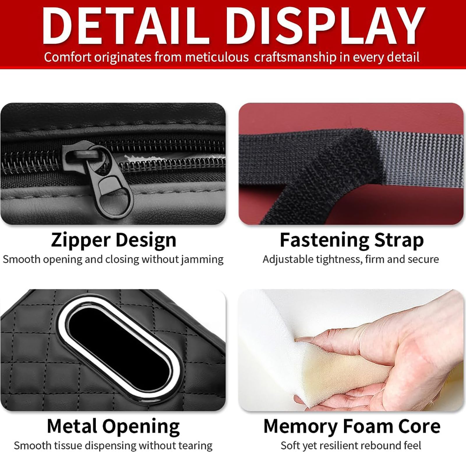 Auto Armlehnenkissen Für Mitsubishi Outlander III - Memory Schaumstoff Polster