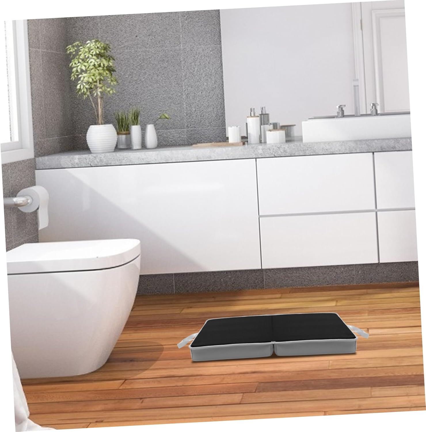 KICHOUSE Foldable Kneeling Mat Mats Thrust Rack Dumbbell Strengthener Yoga Mat Thick Pad Sleeping Mat Workout Kit