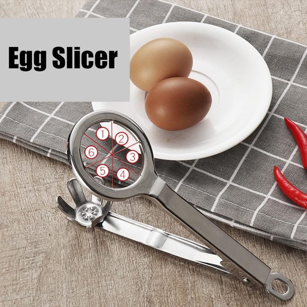 Yosoo Egg Slicer with Stainless Steel Blades for Hard Boiled Eggs and image 3