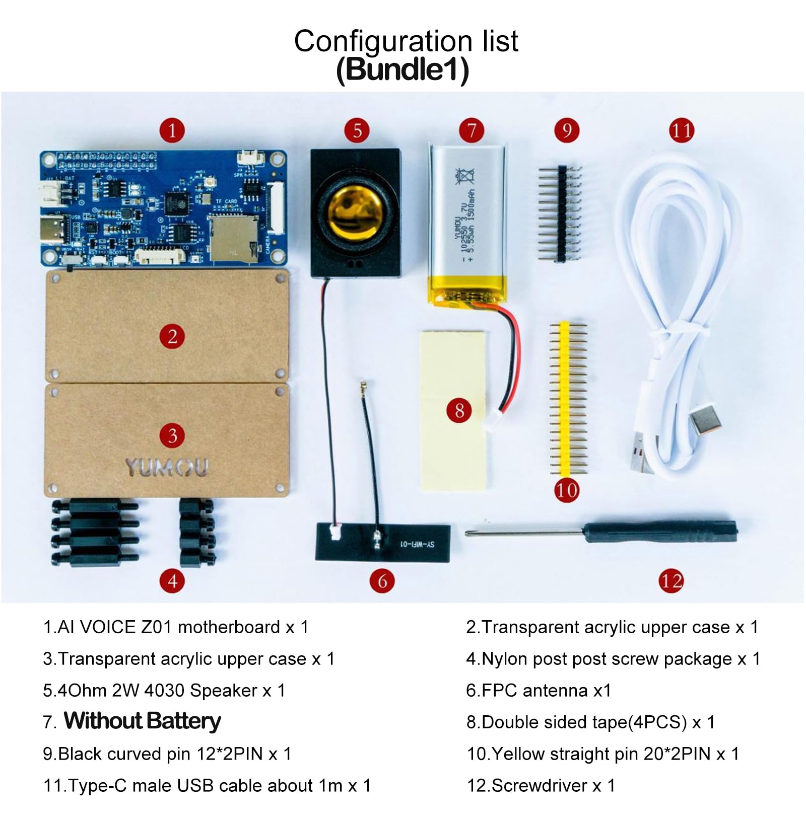 Amazon.com: WayPonDEV ESP32-AIVoice-Z01 AI Large Model(LLM