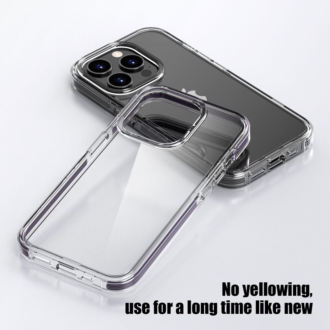 Amazon.co.jp: MuZiF iPhone 14 Pro 用 ケース クリア 米軍規格 耐衝撃