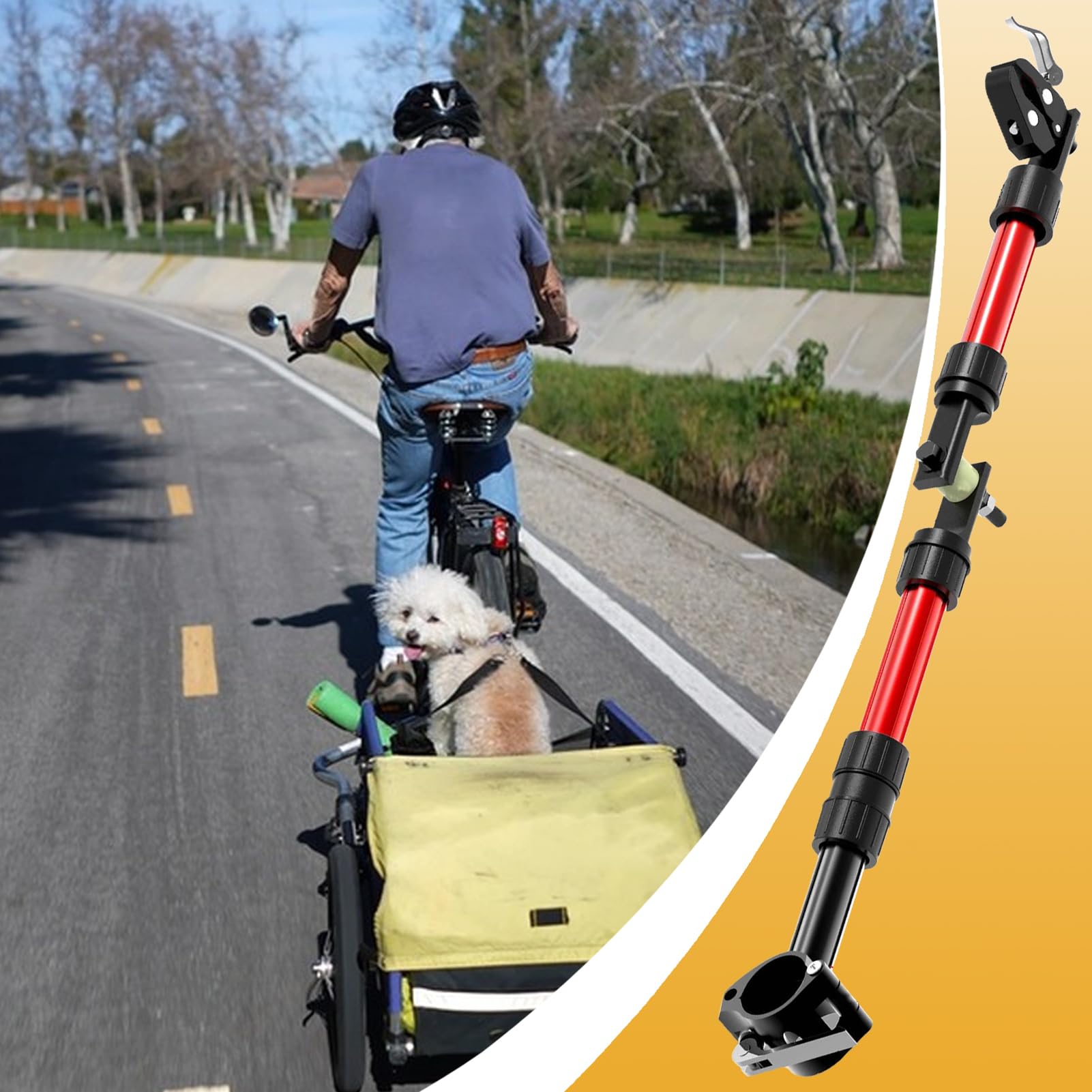 Fahrrad Anhängerkupplung, Anhängekupplung Adapter, Alloy Fahrradadapter Mit 270° Drehfunktion Für Pendler, Haustiertransport Und Kinderanhänger