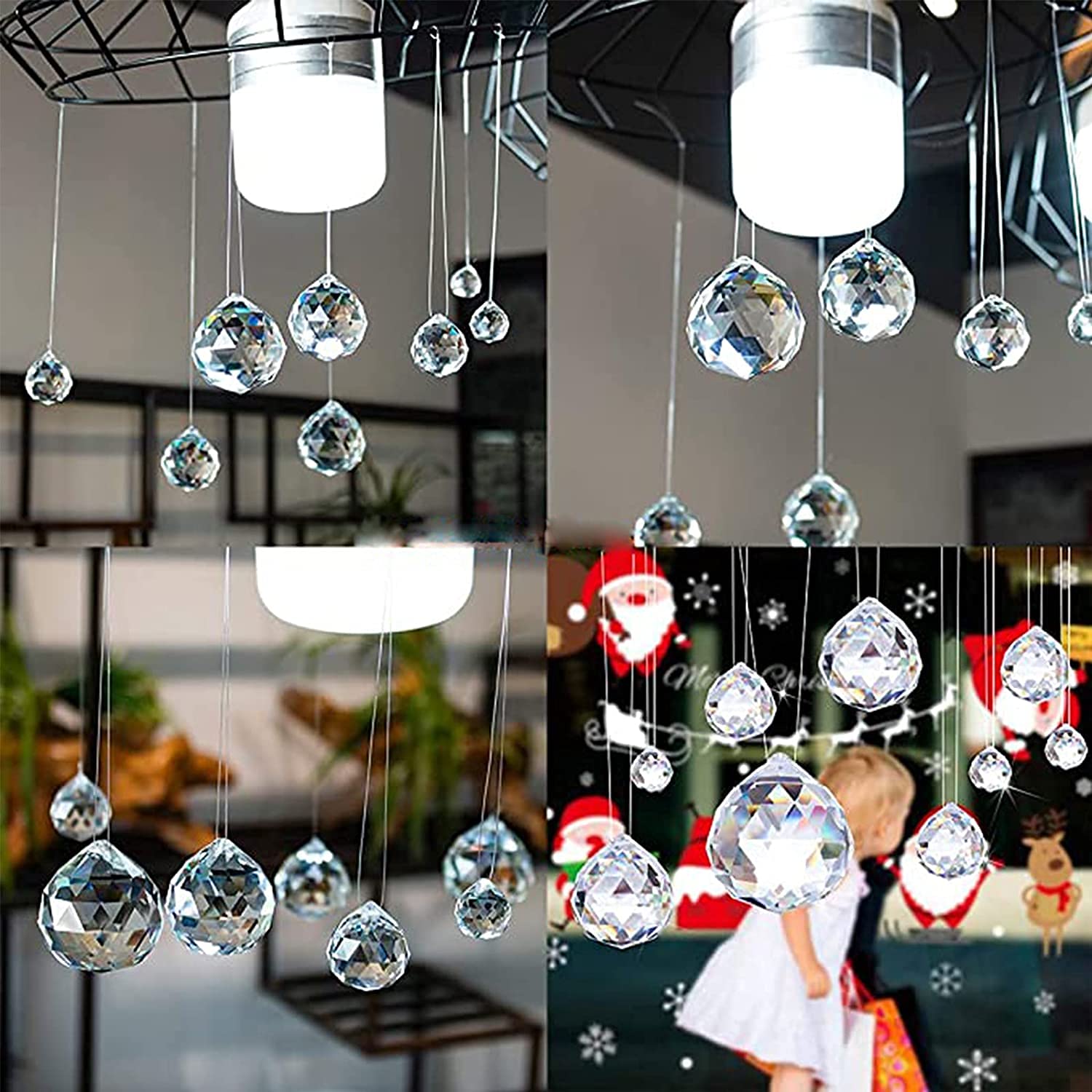 Suncatcher - Móbile de Cristal Multifacetado - Feng Shui