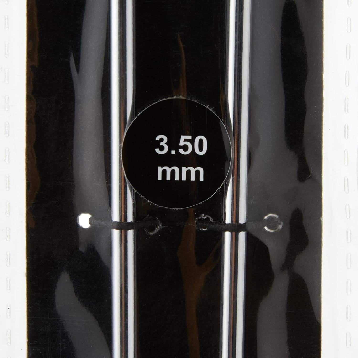 Knit Pro Nova Metal: Knitting Pins: Single Ended: 15cm x 3.50mm, 3.50mm, Silver