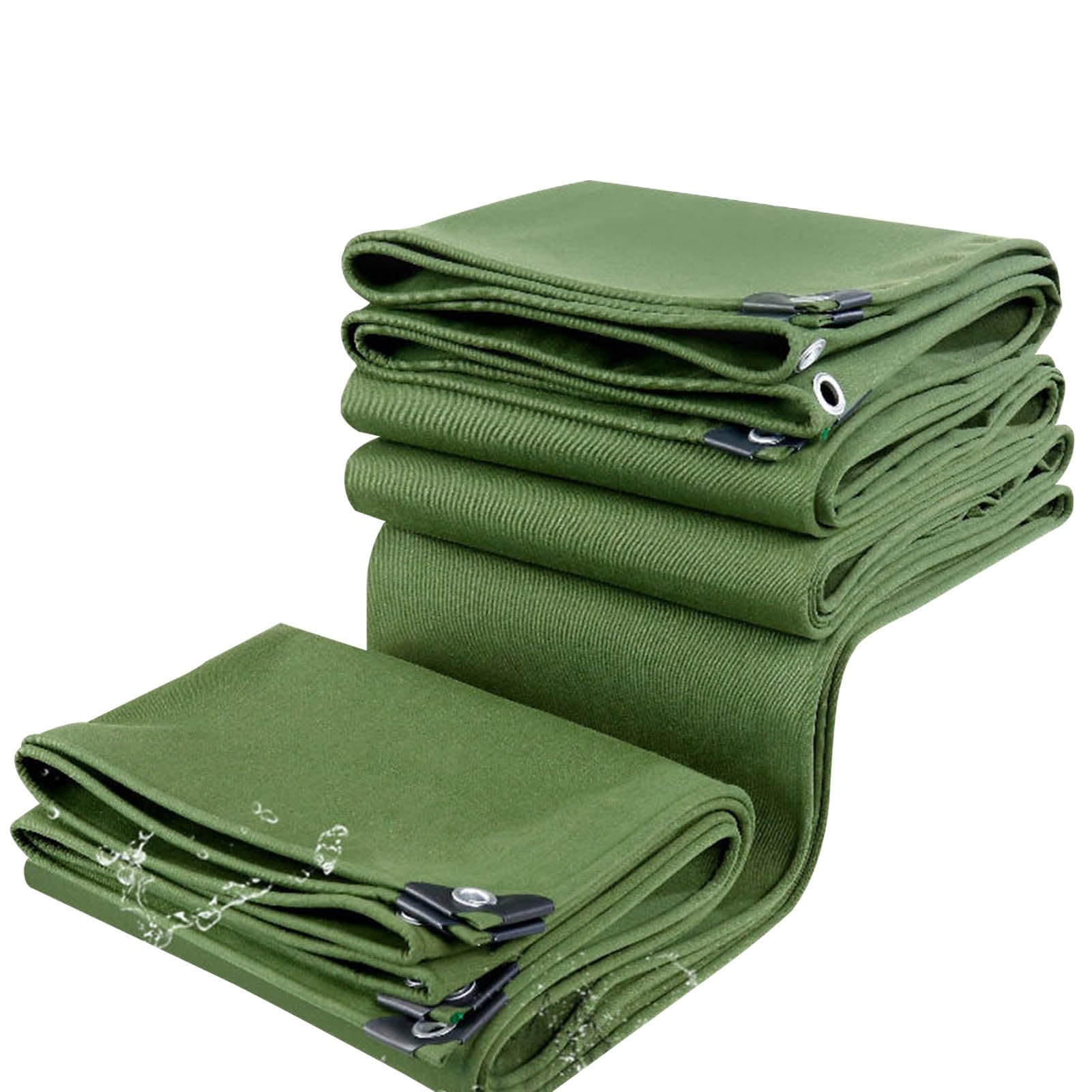 Lona verde impermeable exterior en varias medidas para acampada y camiones
