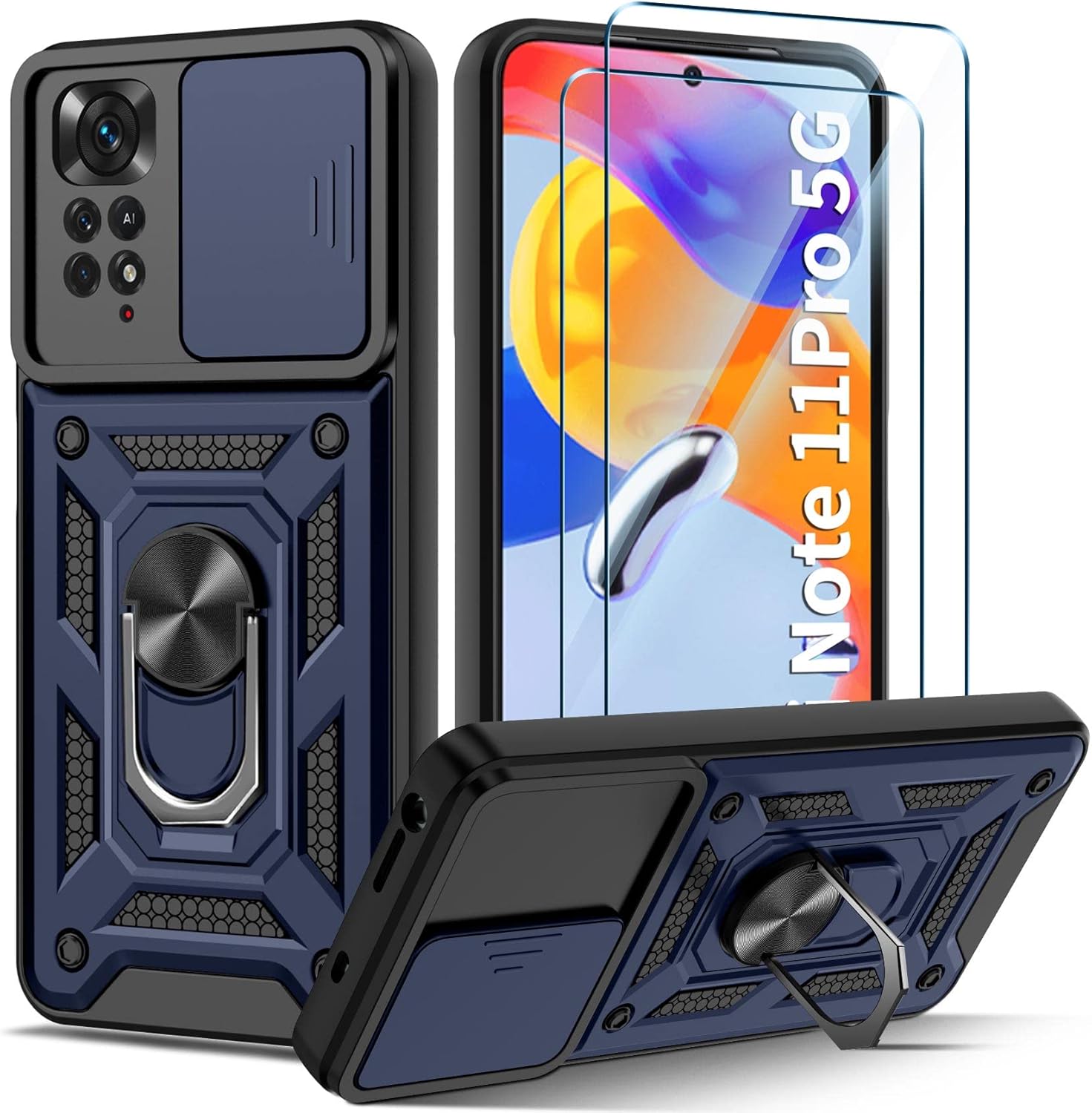 Guisessy Funda para Xiaomi Redmi Note 11 Pro 5G 6.67