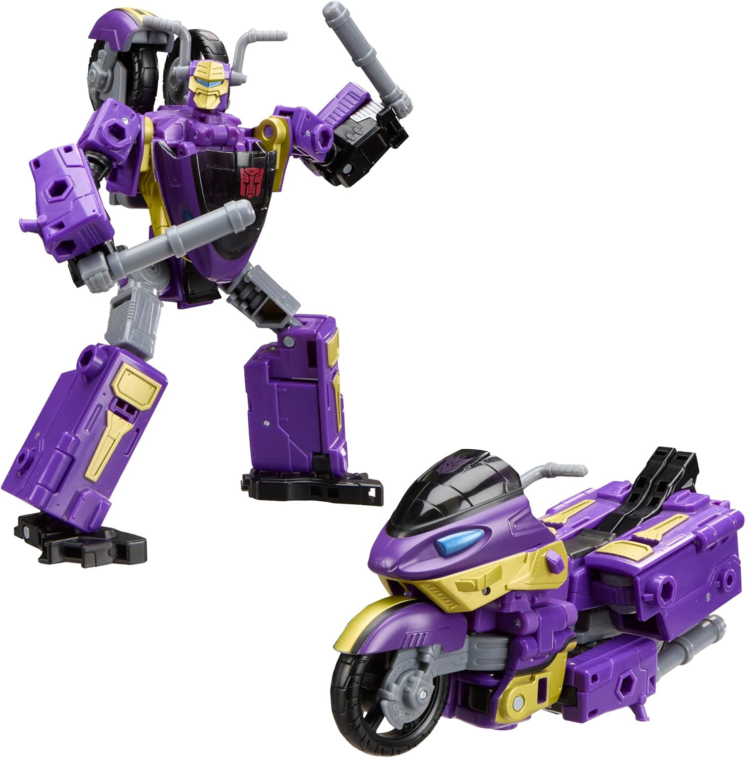 Transformers Age of the Primes Sideways, Voyager Class 5.75-Inch Converting Action Figure with 2 Mini-Con Figures, Robot Toys for Ages 8+
