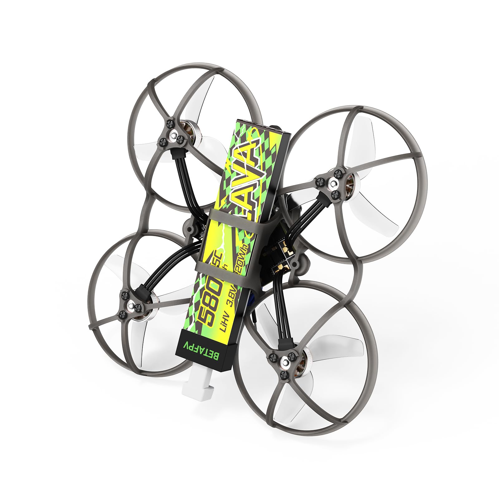BETAFPV Air75 II Brushless Whoop Quadcopter, Ultraleichte Drohne mit Matrix G4 5IN1 II Flugsteuerung, 0802 28000KV Brushless Motoren, 1614-3B Props, C03 Kamera, Air II Überdachung Rahmen für FPV Flug