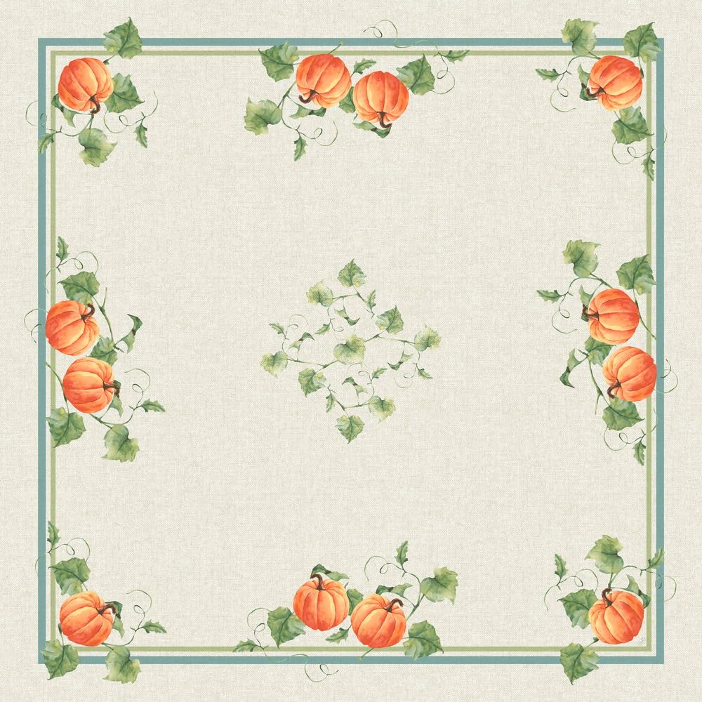Dunicel Mitteldecke Heritage Harvest – 20 Stück, 1er Pack, 84 × 84 cm, Herbst-Design