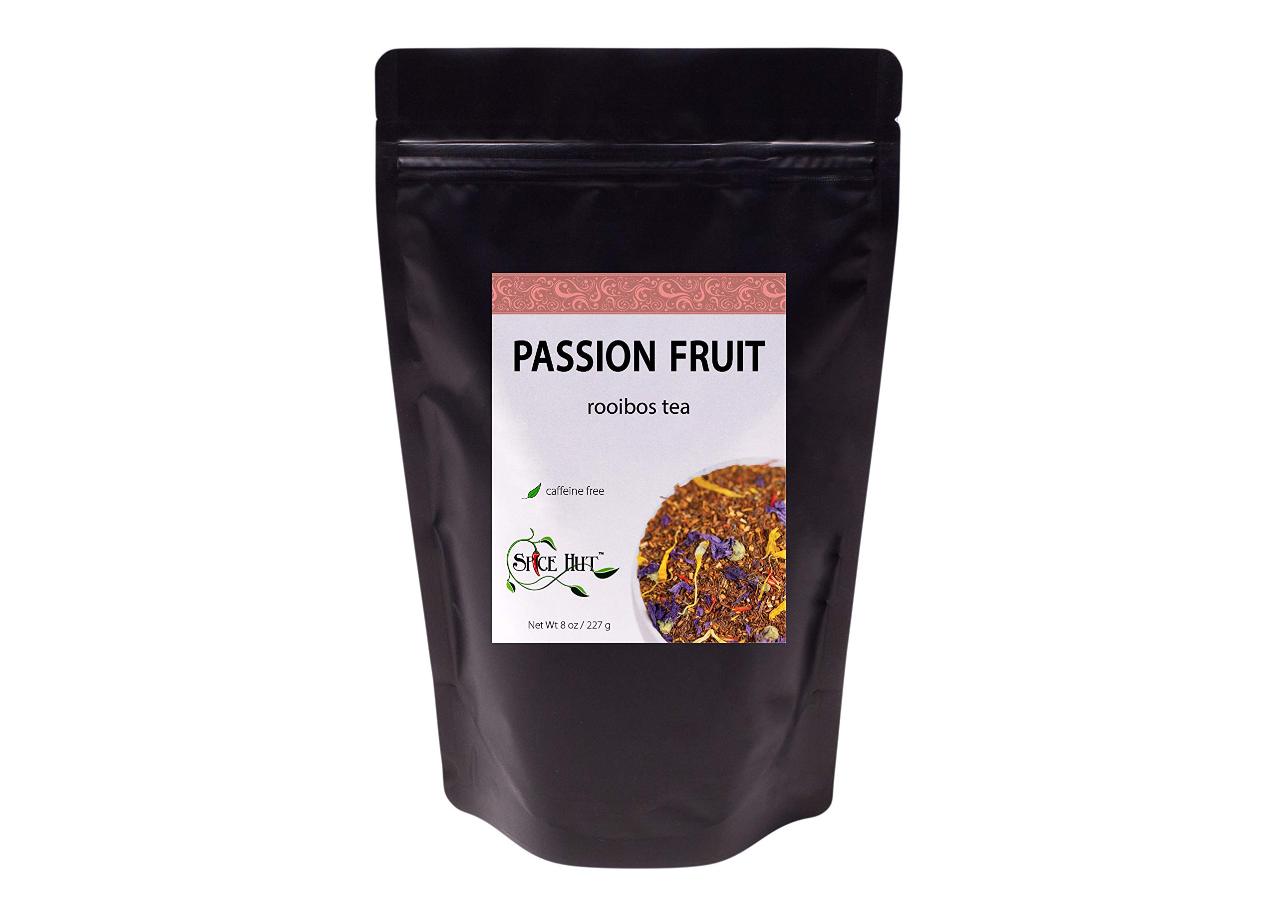 The Spice Hut Passion Fruit & Mango Rooibos, Loose Leaf Tea - Caffeine-Free, Healthy Juice Alternative, Hot & Iced | bulk 8oz, 80-100 cups | , First Sip of Tea