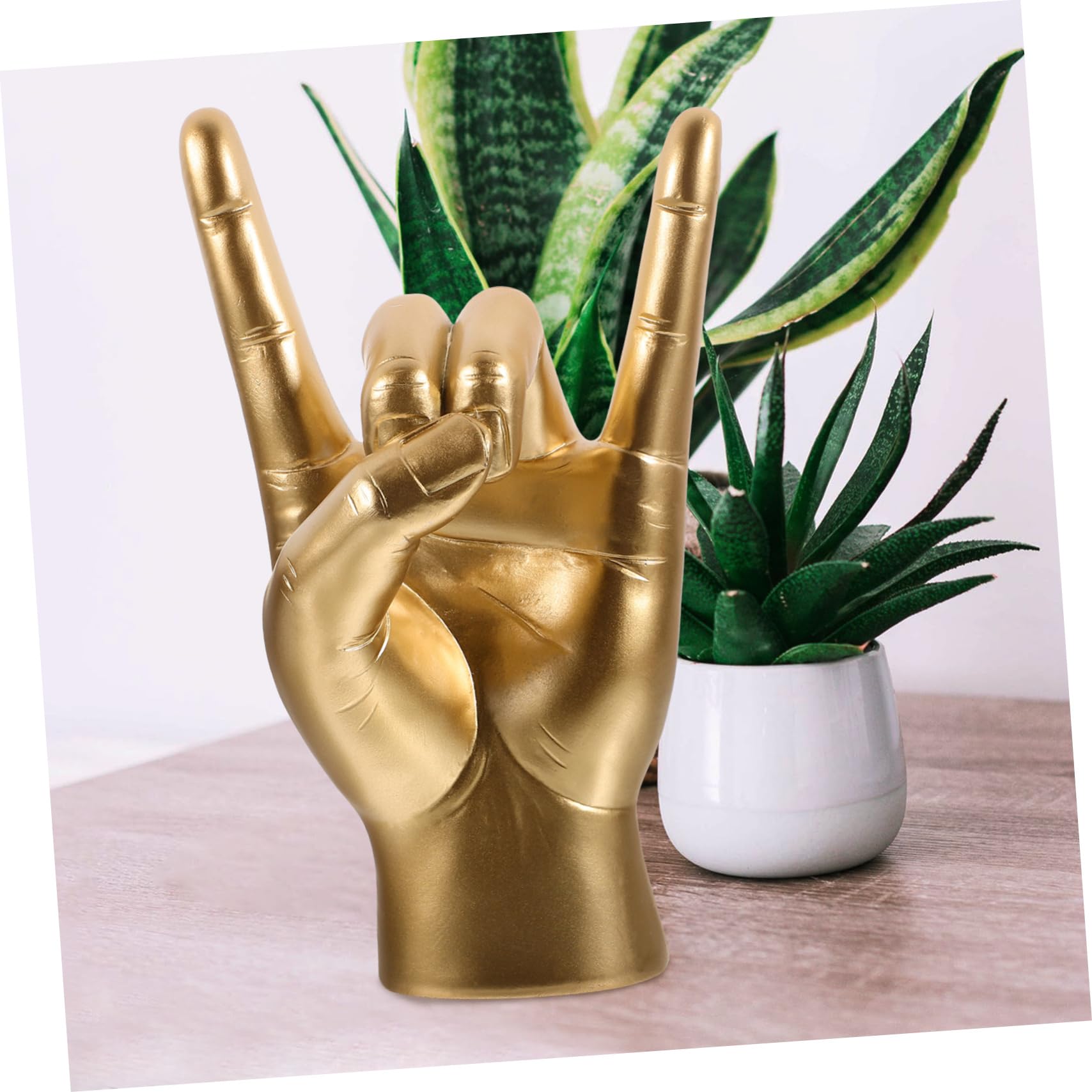 Amosfun 3 Pezzi Musica Rock Gesto Modello Ufficio Decorazione Statua Decorare Decorazioni Per La Casa Stile Nordico Scultura Arredamento Camera Da Letto Casa Rock Gesto Ornamento Dito