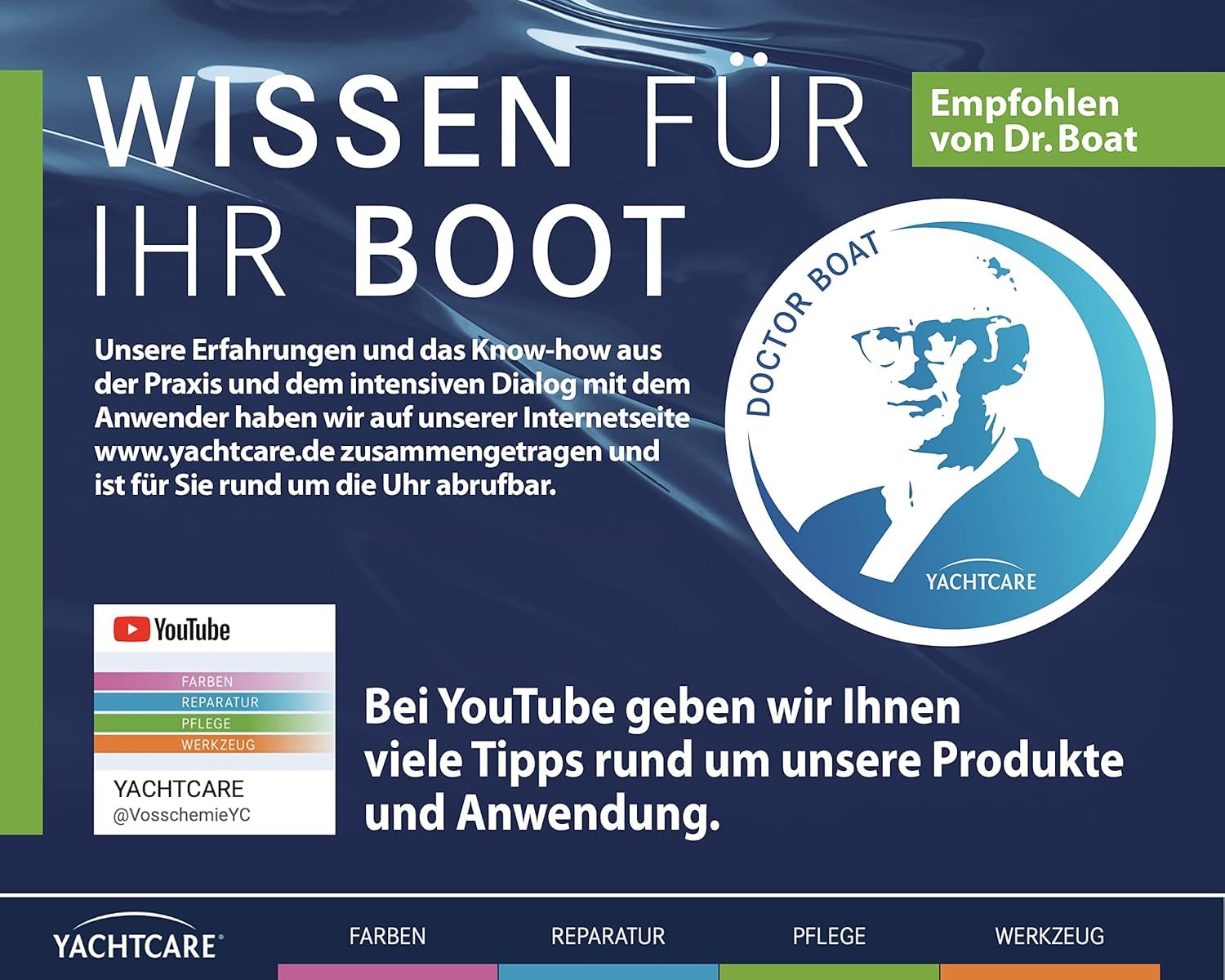Yachtcare Bilgenfarbe Anstrich für Boote, grau, 750ML