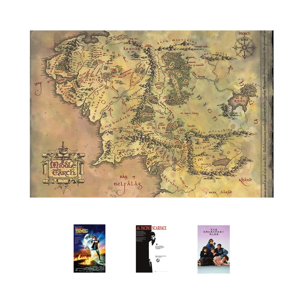 Pyramid International Lord Of The Rings (Middle Earth) Maxi Poster 60cm x 90cm