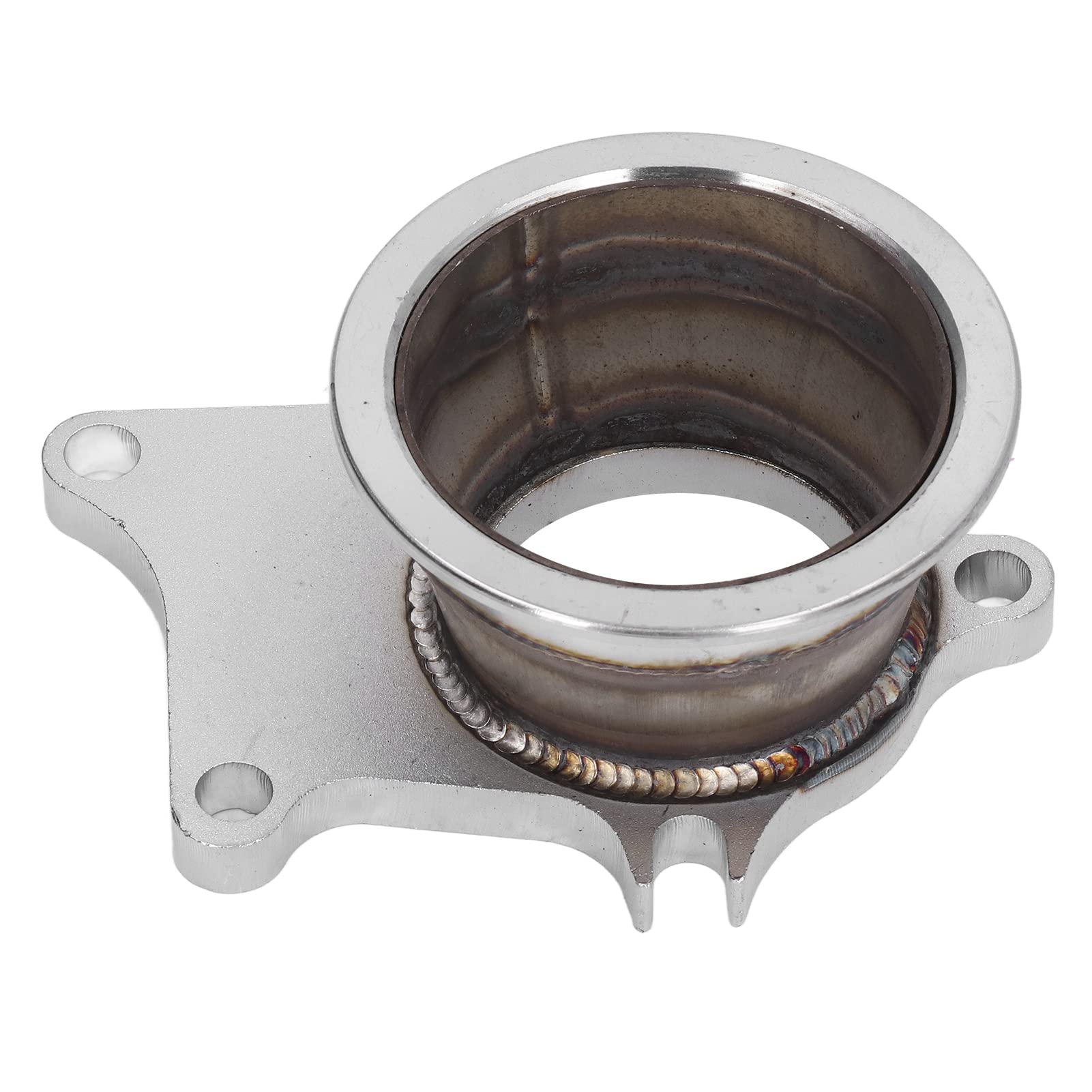 de Turbo à Tuyaux, 5 Boulon à 3 Pouces V Adaptateur avec Débit Maximum pour Turbo T3 T4, Acier Inoxydable