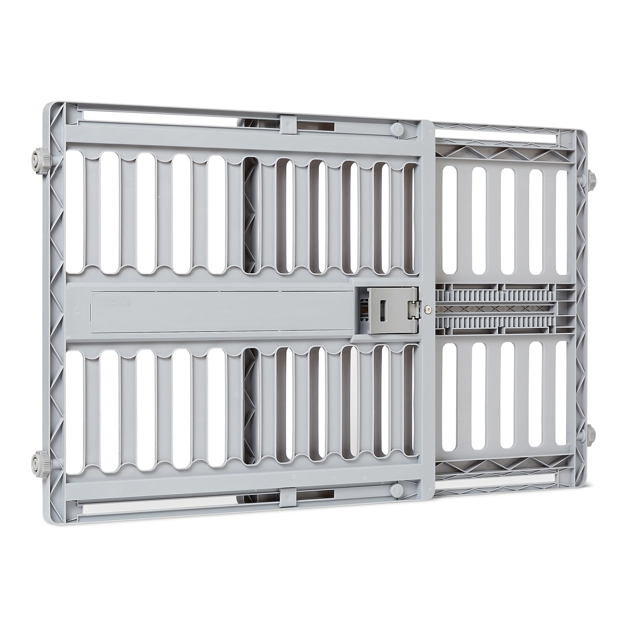 Amazon Basics Adjustable Wide 28.7–39.4", Dog Gates, Ideal for Small to Medium Breeds, and Senior Dogs, Dog Gates for Doorways and Stairs - 1