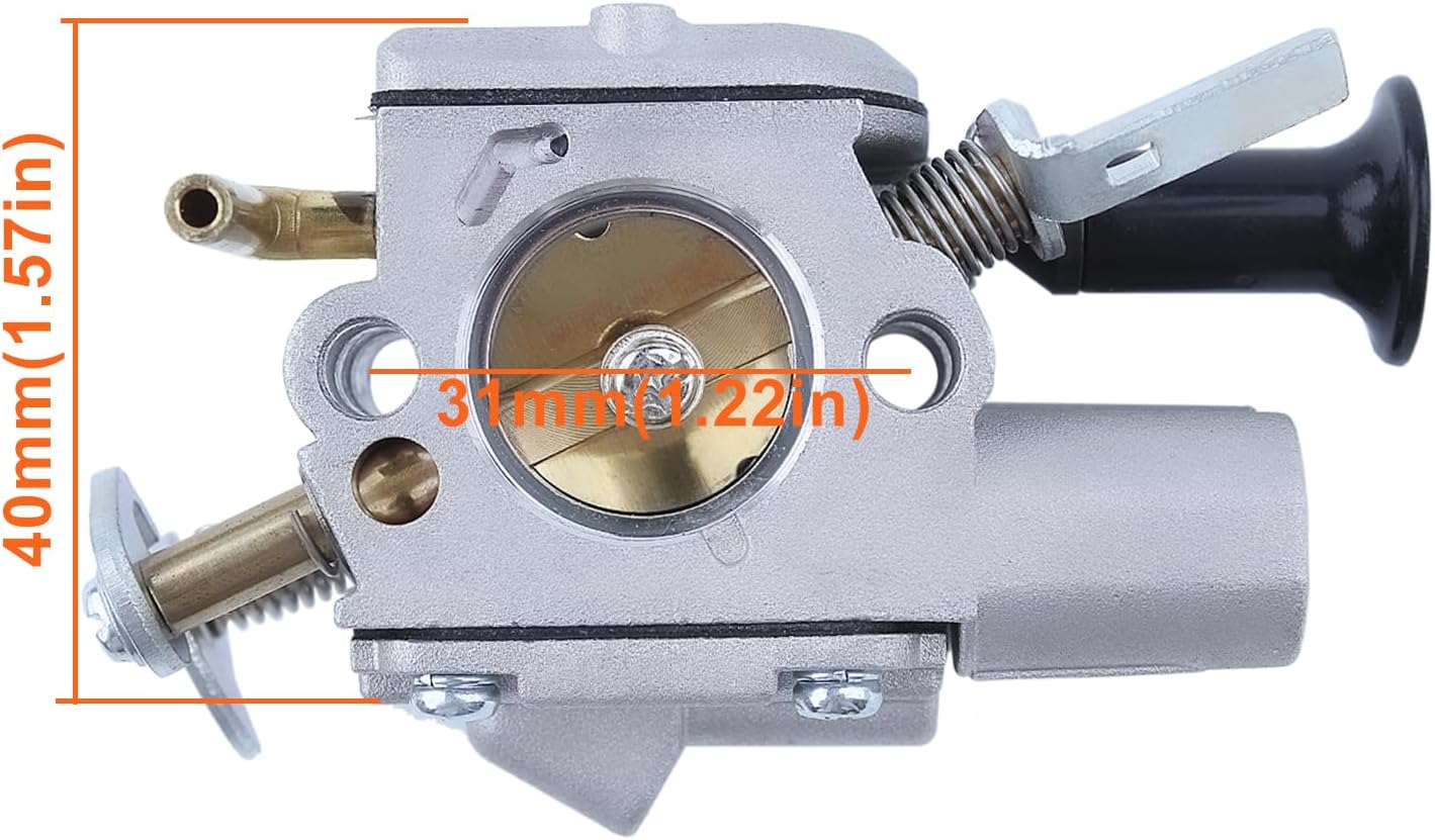 Carburetor Tune Up Maintenance Service Gaskets Kit for Stihl MS271 MS291 MS261 MS271C MS291C MS261C Chainsaw Part Zama Carb C1Q-S252, Not Applicable for C1Q-S181A and C1Q-S182A
