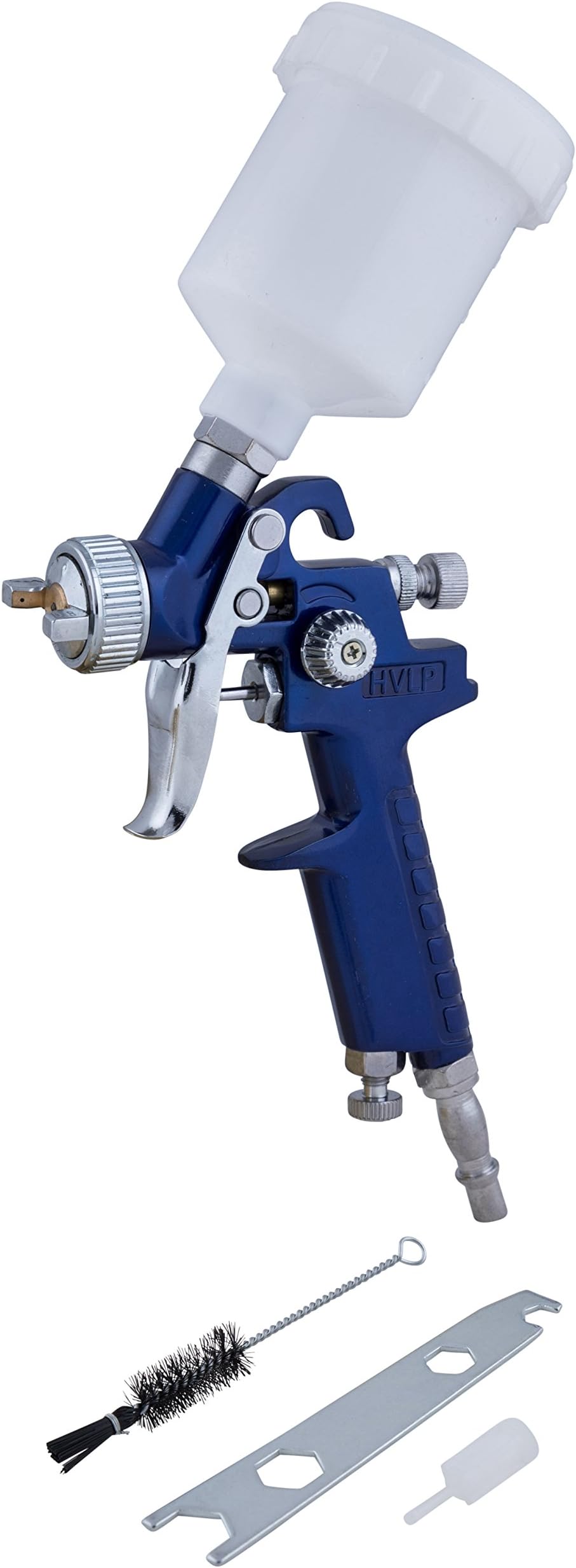 Blue Spot Tools 07909 Blue Spot Mini HVLP Spray Gun, 0 V, Blue, 125 ml