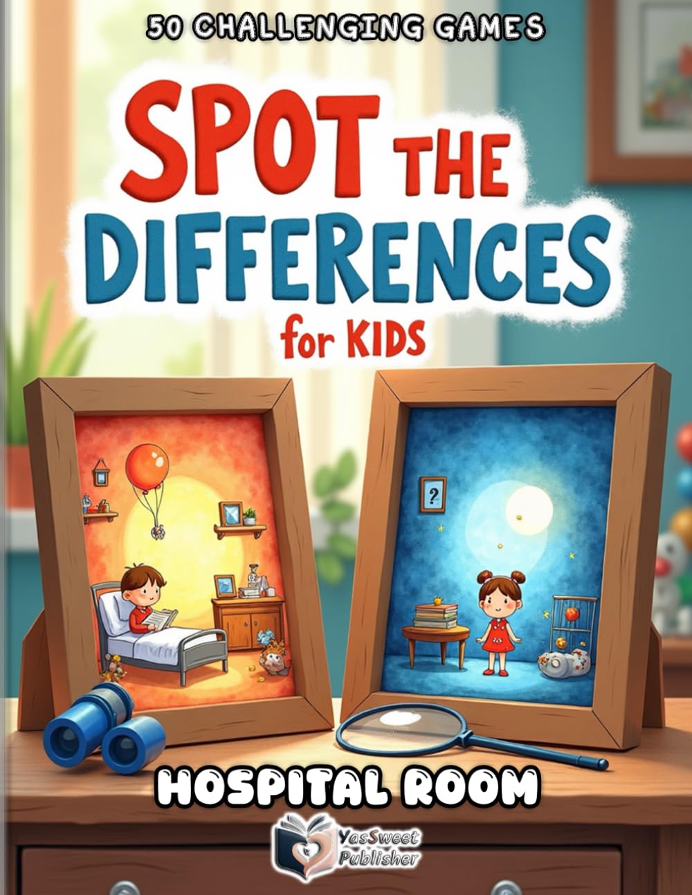 Spot the Differences for Kids_ Hospital Room Adventure: 50 Fun & Challenging Find the Difference Puzzles with Score Tracker – Brain Boosting Activity ... Kids (Spot the Differences Adventure Series)