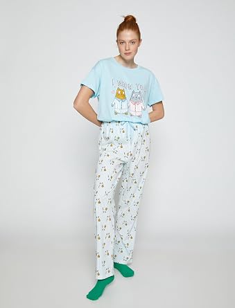 Baskılı Pijama Takımı