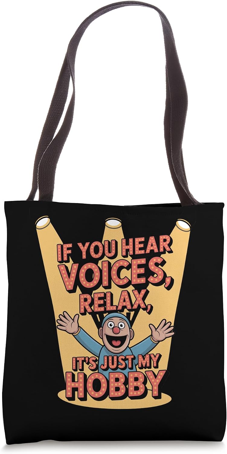 Ventriloquism Performer Comedy Entertainment Tote Bag