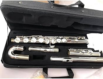 Amazon | プロレベルのアルトフルート G トーン白銅銀メッキフルート