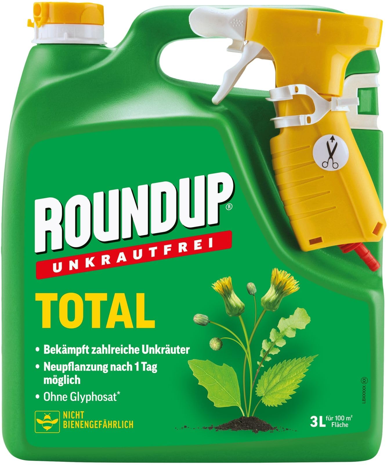 2 X 3L Roundup®Unkrautfrei Total
