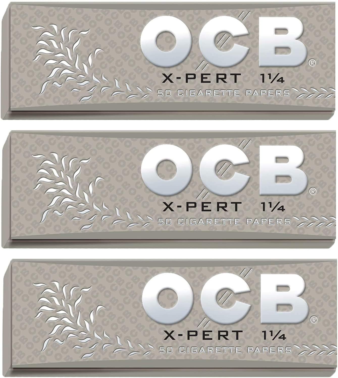 OCBX-Pert 1 1/4" Rolling Papers - 3 Booklets with 50 Leaves per Booklet
