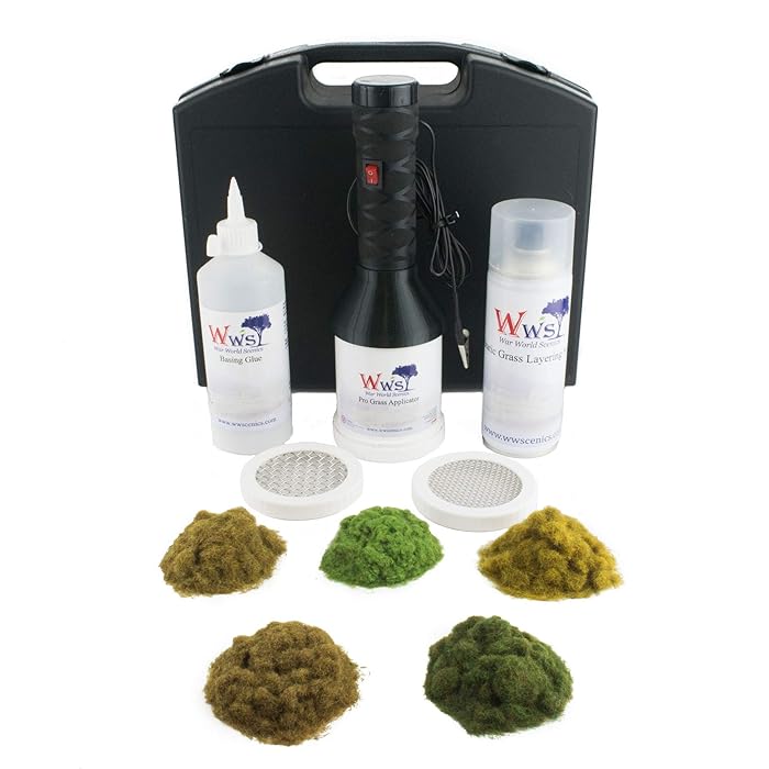 Applicateur à Herbe Statique WWS Pro Grass Micro - Pour Modélisme Ferroviaire Et Wargame