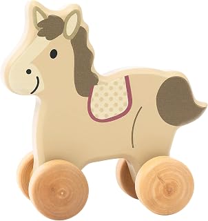 Sterntaler Rollspielzeug Holz Pferd Sunny - Fördert kreative Fähigkeiten und Motorik - Aus FSC® 100%-zertifiziertem Holz - Nachhaltiges Baby- und Kleinkindspielzeug
